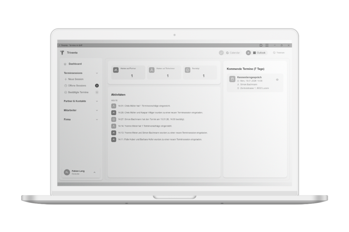 Triventa Dashboard